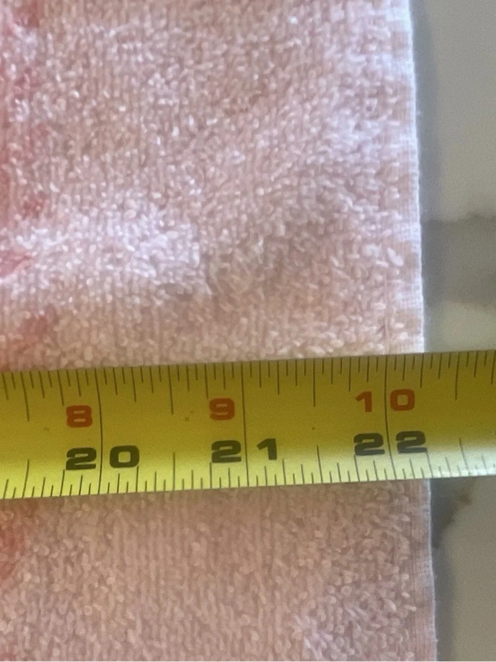 Set of 2 vintage Pink Floral Bath Towel Pair - Decorative Cotton Towels